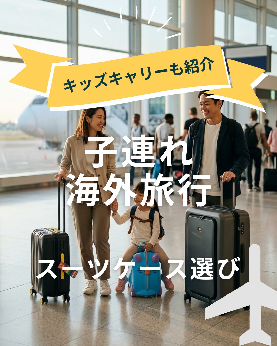 子連れ海外旅行のスーツケース選び方