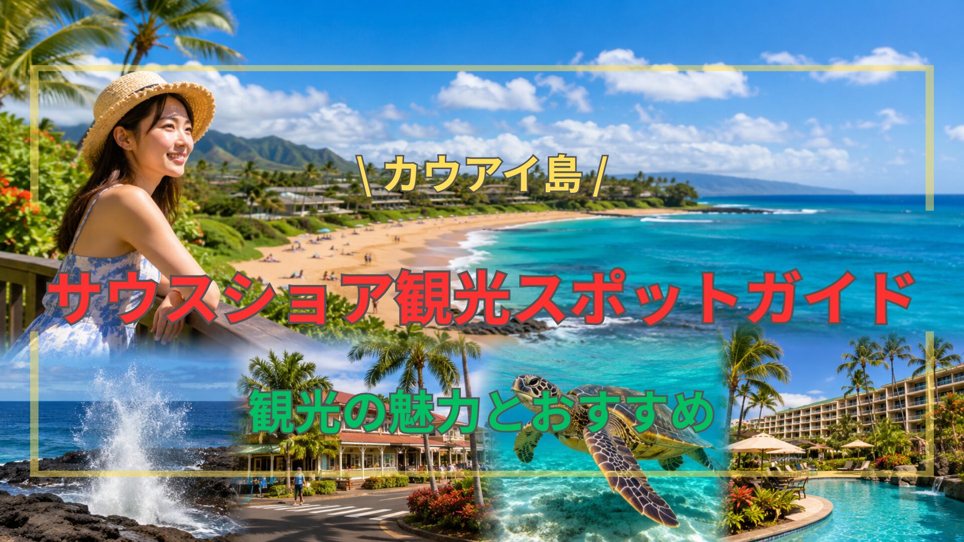 カウアイ島サウスショア観光完全ガイド
