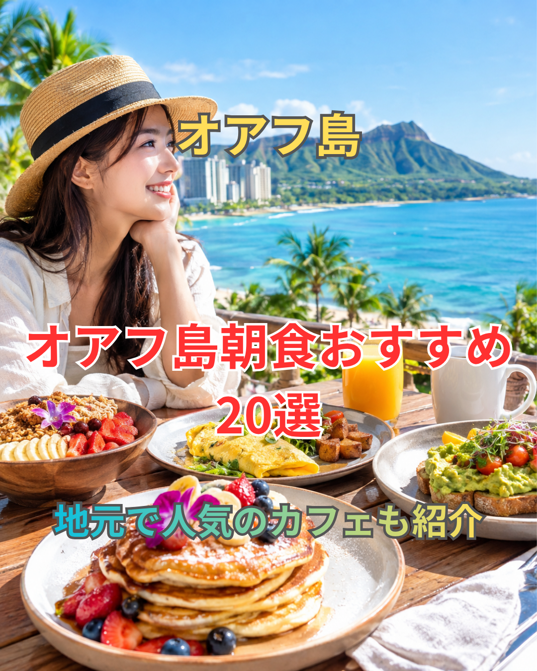 オアフ島の朝食20