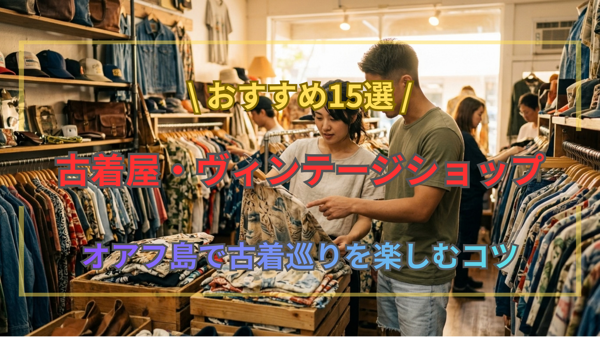 オアフ島の古着屋・ヴィンテージショップおすすめ15選